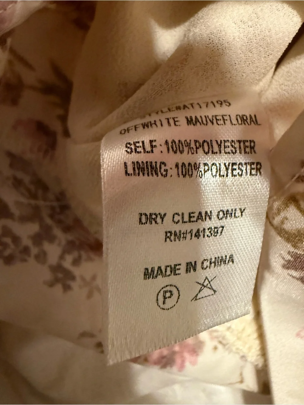 Astr Floral Puff Sleeve Peplum Blouse in Cream and Pink NWT!